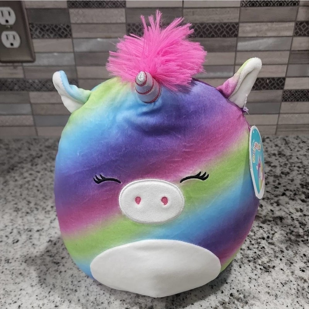 SQUISHMALLOWS rainbow Clarissa 8" Pegasus new!!!